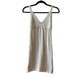 Jessica Simpson Crochet Dress / Swim Cover Up. Women’s Medium, Cream